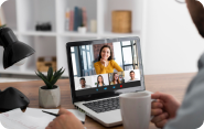 weekly online meetings